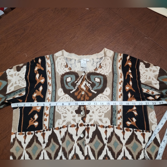 WD.NY Vintage Patterned Cardigan - Picture 7 of 8